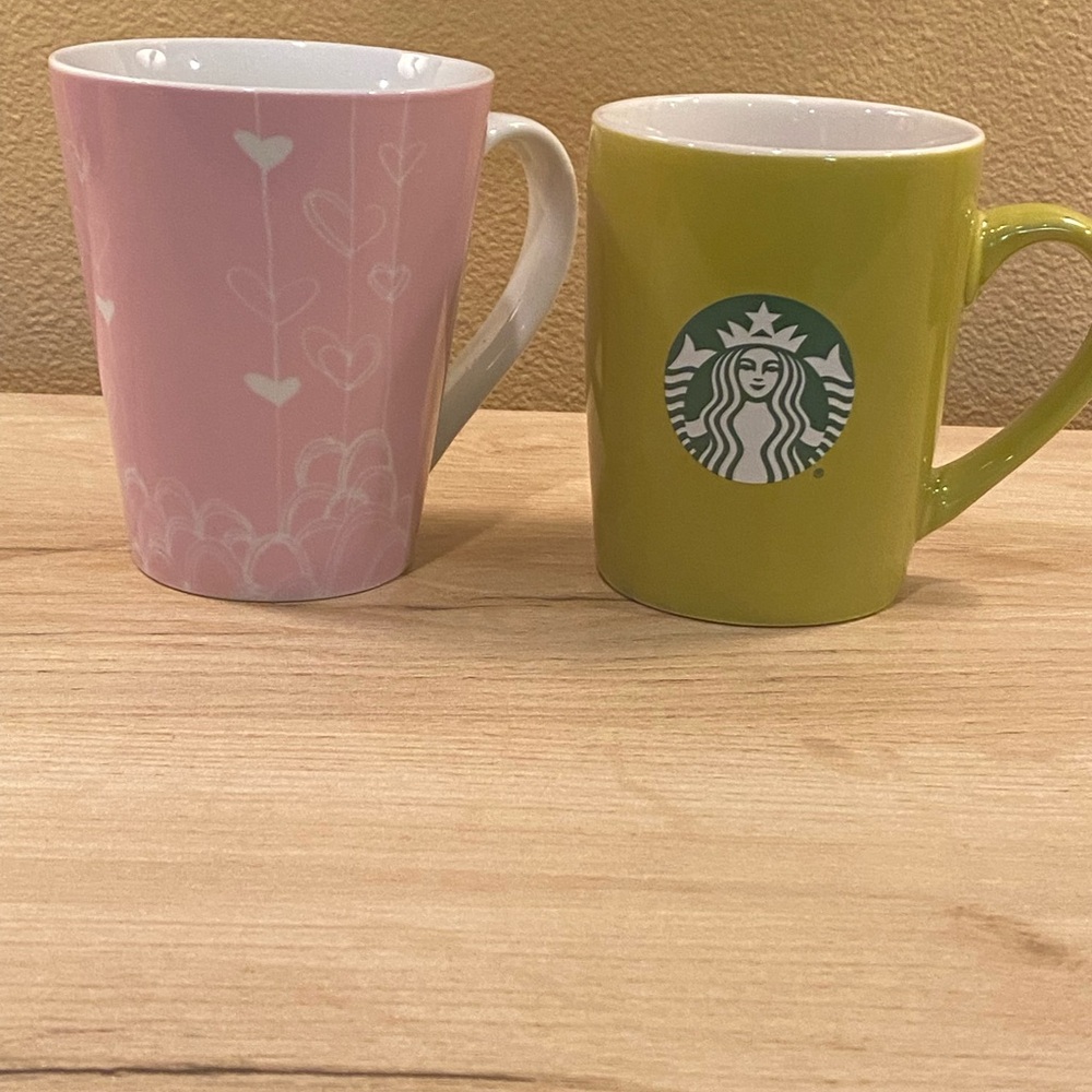 STARBUCKS 2 for 1 coffee cups mugs! No cracks or chips